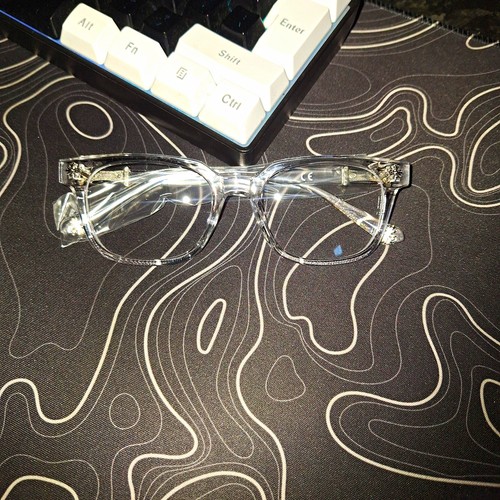 Square frame clear - clear, lens