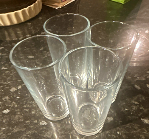 Clear glass tumbler set 4 - clear,