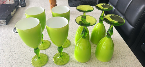 Set green white - set, 6