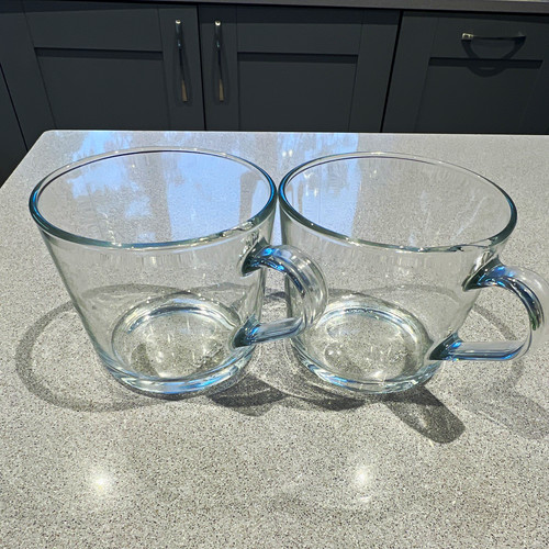 Ikea clear glass coffee - clear,