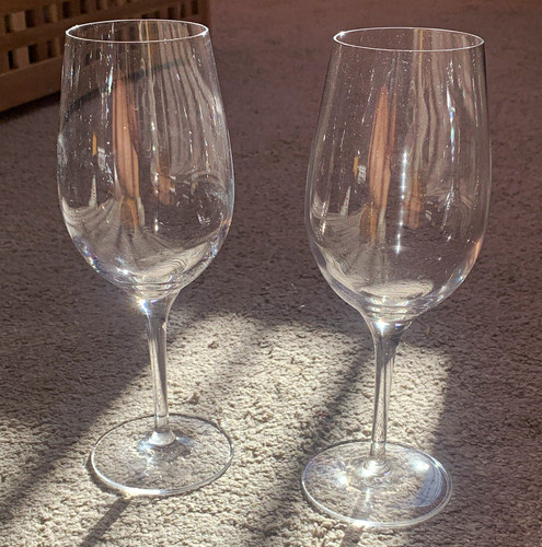 Set clear glass stemmed - 2,