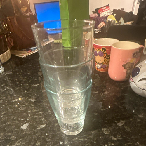 Clear glass stackable - clear,