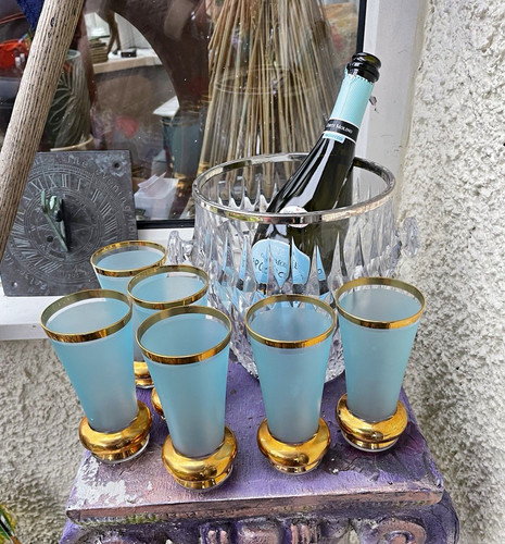 Set 1960s blue - of,