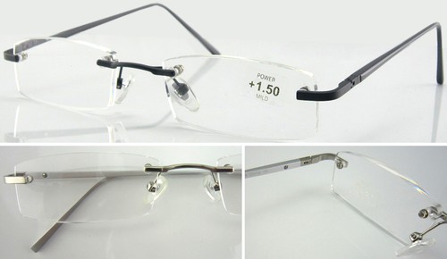 Rimless reading glasses - rimless,