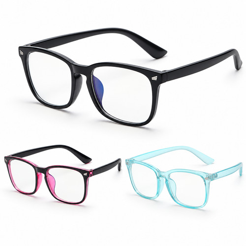 Square fashion glasses - square, unisex
